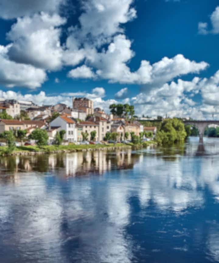 Flights from Carcassonne, France to Limoges, France