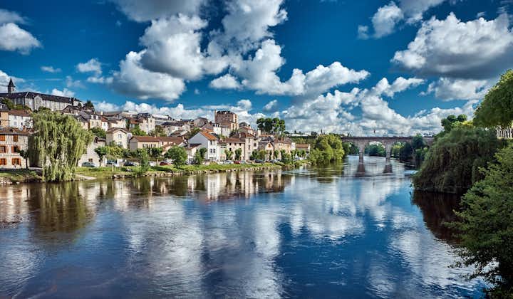 Photo of Vienne river, Limoges, France.