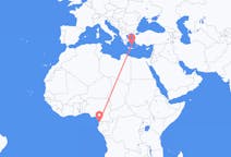 出发地 赤道几内亚出发地 巴塔目的地 希腊圣托里尼的航班