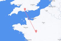 Flyg från Tours, Frankrike till Bournemouth, England