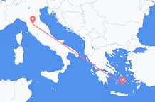 Flights from Florence to Santorini