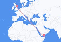 Flights from Bosaso, Somalia to Kirmington, the United Kingdom