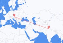 Flights from Chandigarh, India to Graz, Austria
