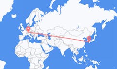 Flyrejser fra Nagasaki, Japan til Friedrichshafen, Tyskland