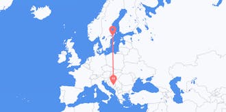 Рейсы от Швеция до Босния и Герцеговина