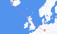 Flights from the city of Reykjavik, Iceland to the city of Nuremberg, Germany