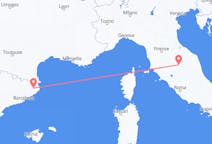 Flyreiser fra Perugia, Italia til Girona, Spania