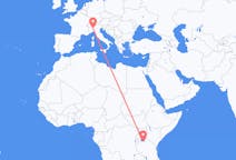 Flyreiser fra Mwanza, Tanzania til Milano, Italia
