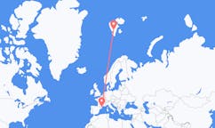 Flyrejser fra Perpignan til Svalbard