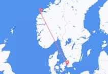 Flyreiser fra Ålesund, Norge til Malmö, Sverige