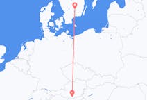 Flyreiser fra Klagenfurt, Østerrike til Växjö, Sverige