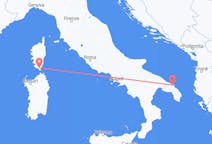 Loty z Brindisi, Włochy do Figari, Francja