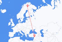 Flüge von Aleppo, Syrien zu Kolari, Finnland