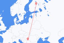 Flyg från Kuopio till Belgrad