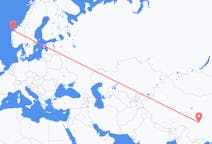 Flights from Chengdu to Ålesund