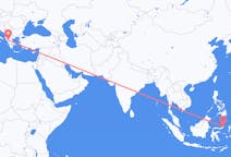 인도네시아 마나도에서 출발해 그리스 이오안니나에게(으)로 가는 항공편