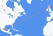 Flyg från Mexico City, Mexiko till Glasgow, Skottland