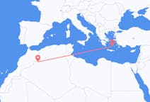 出发地 阿尔及利亚贝沙尔目的地 希腊圣托里尼的航班
