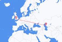 Flights from Aktau, Kazakhstan to Bristol, England