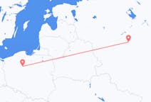 Flyg från Moskva, Ryssland till Bydgoszcz, Polen