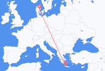 Flights from Chania in Greece to Aarhus in Denmark