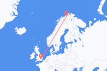 Vluchten van Alta, Noorwegen naar Londen, Engeland