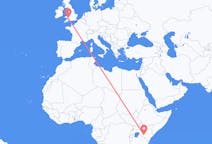 Flights from Nairobi to Cardiff