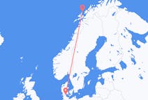 Flights from Andenes, Norway to Sønderborg, Denmark