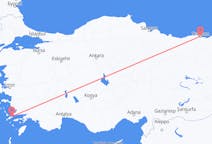 出发地 希腊出发地 科斯岛目的地 土耳其特拉布宗的航班