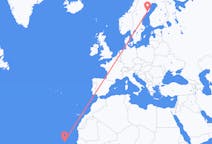 Flights from Praia, Cape Verde to Umeå, Sweden