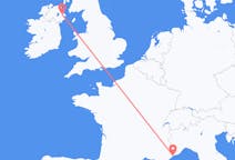 Flights from Belfast, Northern Ireland to Nice, France