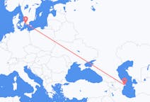 Flyreiser fra Baku, Aserbajdsjan til Malmö, Sverige
