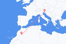 Flights from Zagora to Trieste