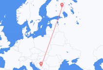 Flights from Sarajevo to Joensuu