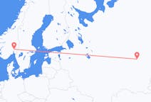 Fly fra Perm til Oslo
