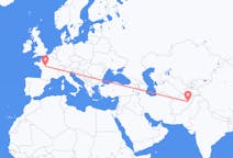 Flyreiser fra Kabul, Afghanistan til Tours, Frankrike