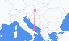 Flights from Hévíz, Hungary to Bari, Italy