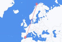 Flights from Oujda, Morocco to Andselv, Norway