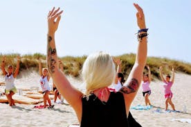 Costa da Caparica Surf og yoga fra Lissabon
