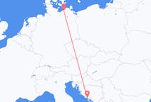 Flyg från Dela, Kroatien till Rostock, Tyskland