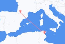 出发地 突尼斯出发地 恩菲达目的地 法国卢尔德的航班