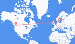 Рейсы из Пентиктона, Канада в Роннебю, Швеция