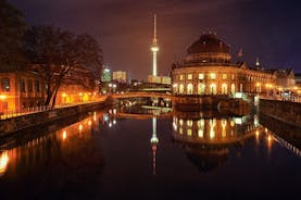 Romantic moonlight trip by ship through Berlin