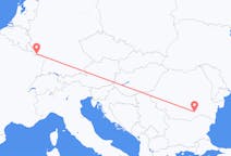 Lennot Bukarestista, Romania Saarbrückeniin, Saksa