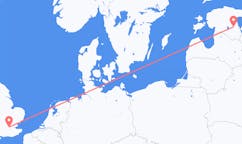 Flyreiser fra London, til Tartu