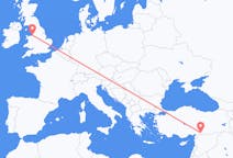 Flights from Gaziantep in Turkey to Liverpool in England