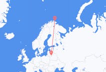 Flights from Berlevåg, Norway to Vilnius, Lithuania