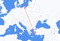 Flyreiser fra Bydgoszcz, Polen til Bodrum, Tyrkia
