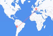 Flyg från Antofagasta, Chile till Florens, Italien