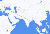 Flyreiser fra Lahad Datu, Malaysia til București, Romania